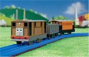 TOMY Toby with troublesome truck and Henrietta