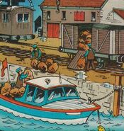 Open mail trucks in the magazines