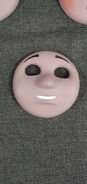 Skarloey's large scale second smiling face on display at the Awdry Extravaganza 3 at the Talyllyn Railway in 2023 (Courtesy of Twitter user _Crankster)