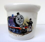 Wedgwood egg cup depicting Edward and the Fat Controller