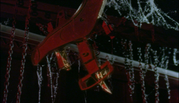 An ÖBB bogie with a blade attached to it.