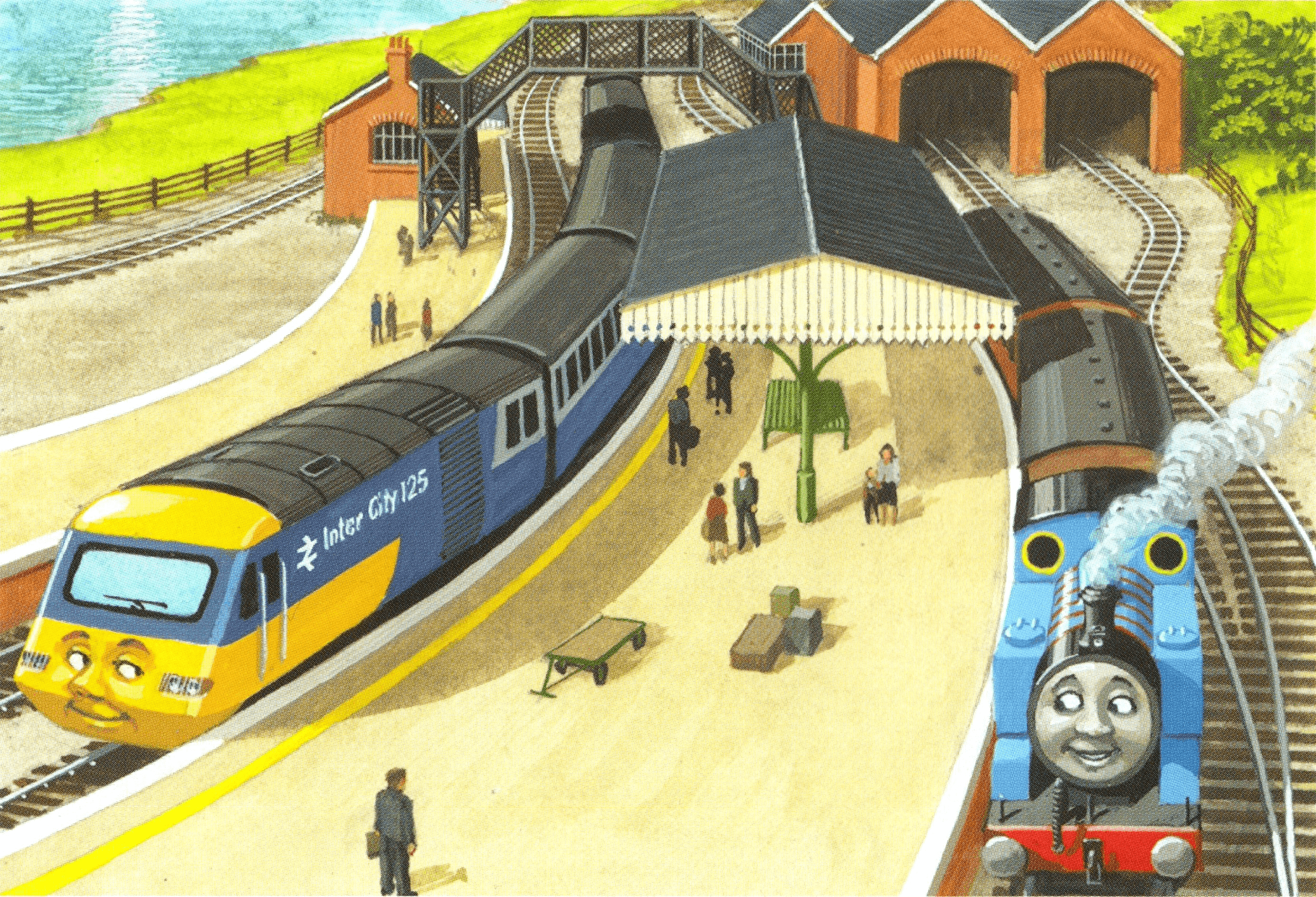 thomas the tank engine knapford station