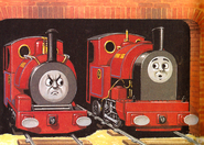 Peter Sam as illustrated by David Palmer in an annual story