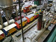 Some of the Circus Train on display at Drayton Manor