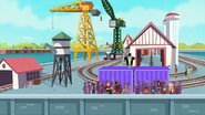 The yellow crane in the fourth series
