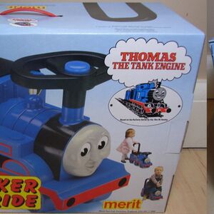 sit on thomas the tank engine and track