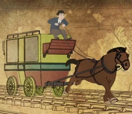 HorseandRailwayCart