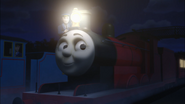 James with a headlamp in the fourteenth series