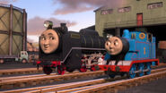 Hiro with Thomas in the twenty-fourth series