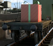 Unmodified render of GWR ventilated van flatbeds