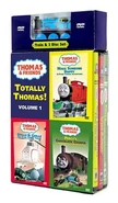 TotallyThomas!Volume1DVDwithWoodenThomas.jpg (35 KB) 2004 boxset with Wooden Railway Snowplough Thomas