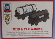 ERTL Trading Card with a tar tanker