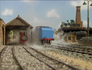 Thomas passing through Crovan's Gate