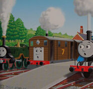 Thomas, Toby and Emily at Crovan's Gate