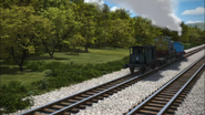 A brake van in the nineteenth series