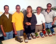 PatrickBreen,JohnBellis,BrittAllcroft,MichaelAngelis,andKeithScott.jpg (3.35 MB) A behind the scenes picture from Thomas and the Magic Railroad of (from left to right) Patrick Breen, John Bellis, Britt Allcroft, Michael Angelis and Keith Scott