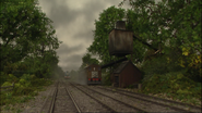 Toby at a coaling tower