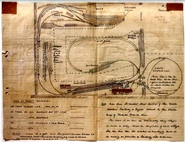 Proposed Elsbridge - Ffarquhar trackplan extension to Wilbert Awdry's "North Western Railway" Model Layout