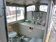 Perkins' Cab interior (Courtesy of Tractacus)