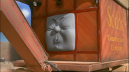 Ned's wincing face that only appeared in the Jack and the Sodor Construction Company episode, Thomas' Trusty Friends (2003/2006)