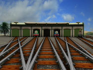 Tidmouth Sheds in Thomas' Great Adventures