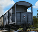 A grey brake van