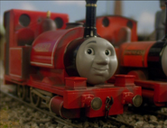 Skarloey's smiling face that appeared in both the fourth and fifth series... (1994-1998)