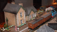 Annie and Clarabel new resin models and Maithwaite Station formerly on display at Nitrogen Studios