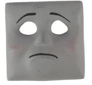 Rusty's large scale sad face as up for auction on Prop Store in 2025
