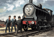 Douglas being reprimanded by the Fat Controller