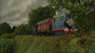 Thomas with a mail van