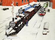 מפלסת השלג של דונלד ב"סדרת הרכבות"