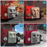 A picture from this episode is adorned on Bertie's face guide