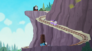 The mountainside in Race for the Sodor Cup