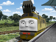 Promotional image of Diesel 10 at a station