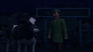 Farmer McColl with his prize cow in the fourteenth series