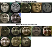 Peter Sam's faces