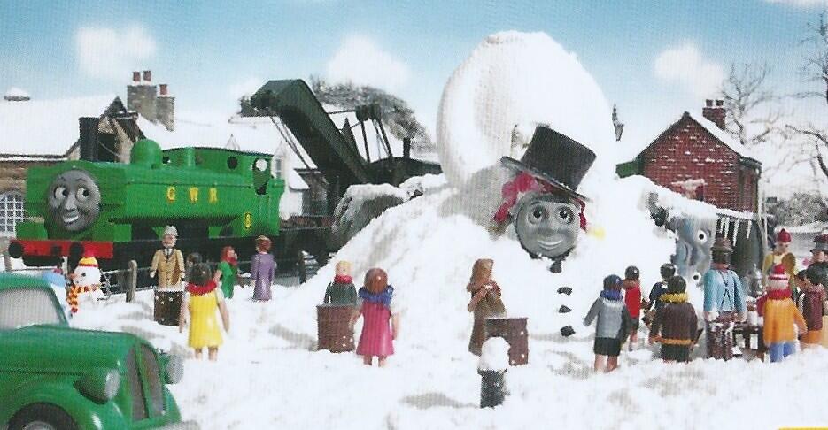 thomas the tank engine snow