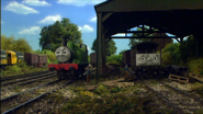 Oliver and Toad at the repair yard
