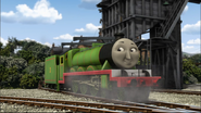 Henry at the Steamworks coaling tower in the fifteenth series