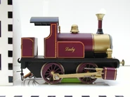 (Note: her right stepladder is missing)