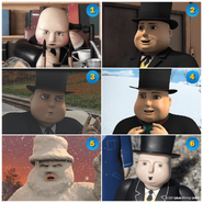 This picture of this episode was adorned in Sir Topham Hatt's Face Guide