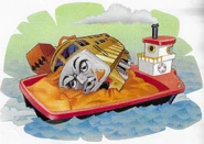 A steam barge in Thomas and the Magic Railroad