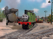 Oliver and Percy at Tidmouth Yard