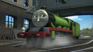 Henry at the Sodor Steamworks