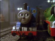 Thomas' suspicious face as it first appeared in the fifth series... (1998)