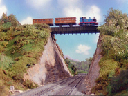 Thomas on The Valley Bridge