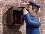 Thomas' guard on the telephone