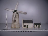 Eighth series ruler references of the brick storage shed (middle)