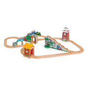 Percy and the Little Goat Wooden Railway set